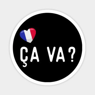 French Ca Va Greeting Magnet